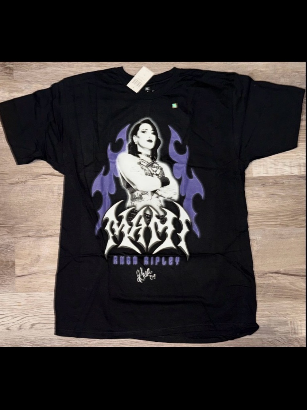 NWT Men's WWE Rhea Ripley Shirt Size XL